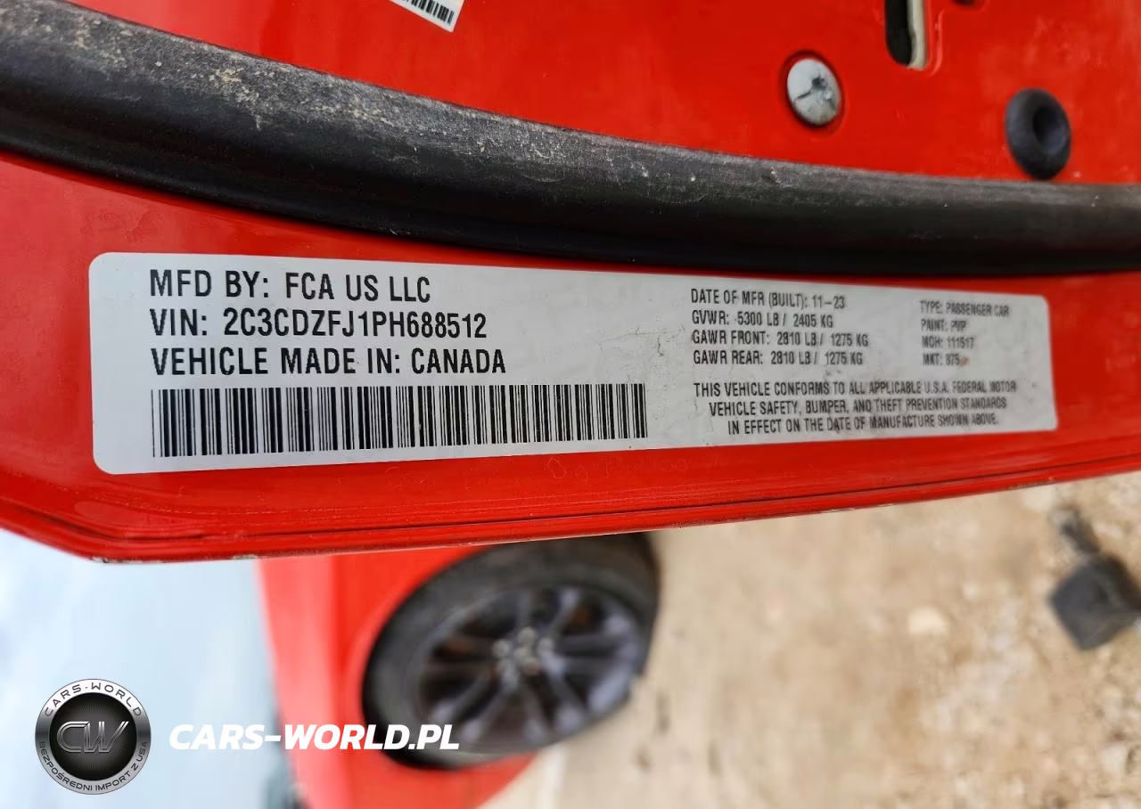 2023 Dodge Challenger R-T Scat Pack VIN:2C3CDZFJ1PH688512 - 12