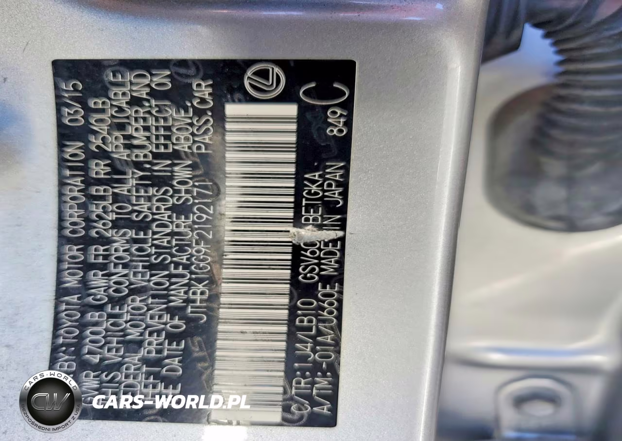 2015 Lexus Es 350 VIN:JTHBK1GG9F2192171 - 12