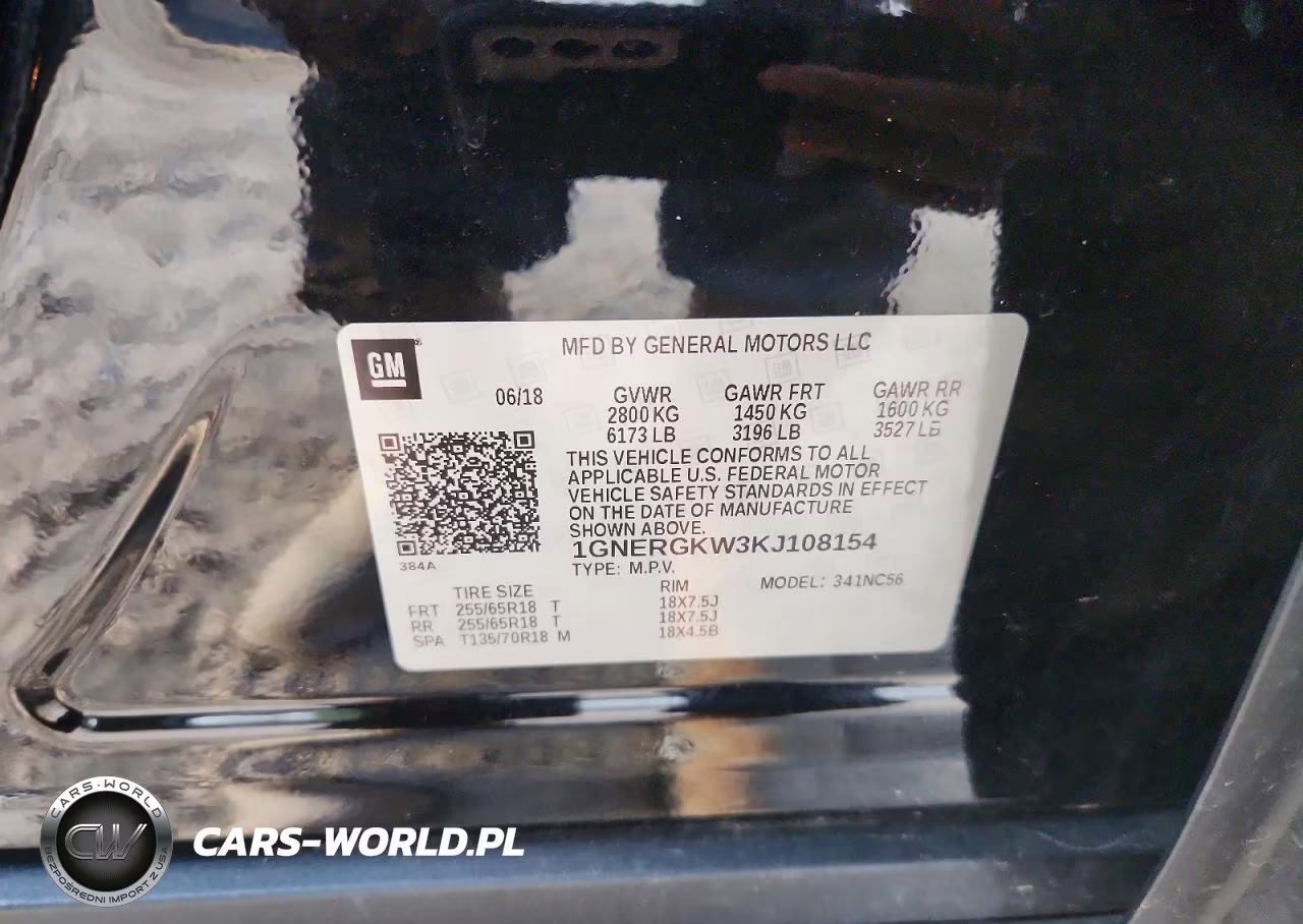 2019 Chevrolet Traverse Lt VIN:1GNERGKW3KJ108154 - 12
