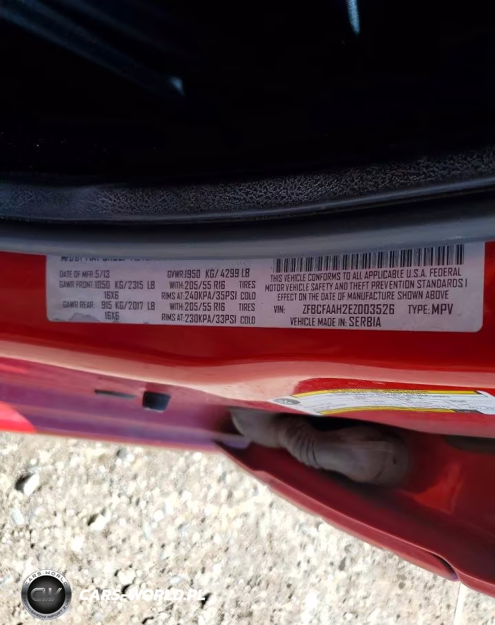 2014 Fiat 500L Pop VIN:ZFBCFAAH2EZ003526 - 12