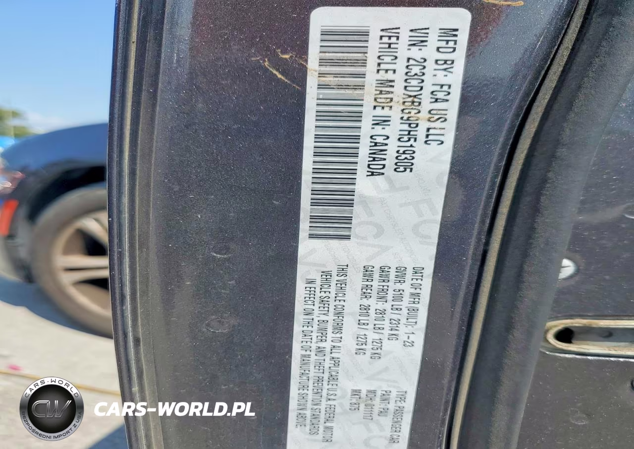2023 Dodge Charger Sxt VIN:2C3CDXBG9PH519305 - 12