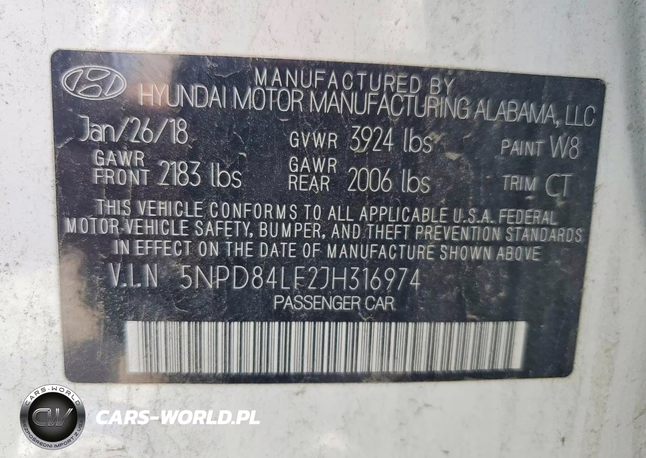 2018 Hyundai Elantra Sel VIN:5NPD84LF2JH316974 - 13