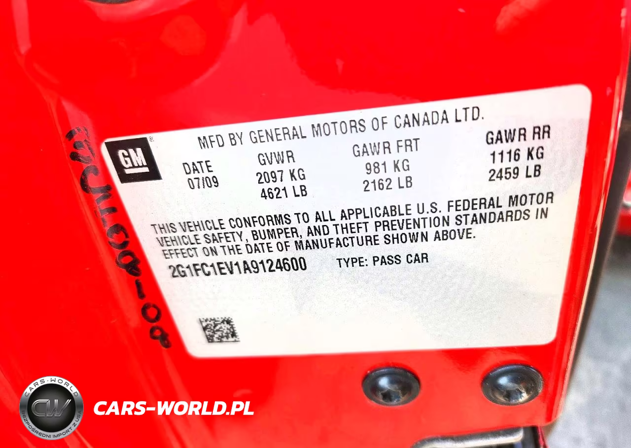 2010 Chevrolet Camaro Lt VIN:2G1FC1EV1A9124600 - 12