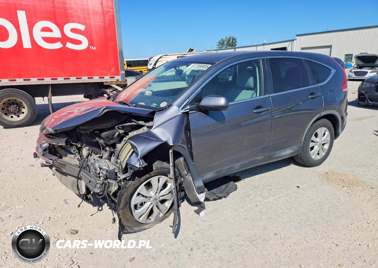 2013 Honda Cr-V Ex VIN:2HKRM4H57DH618766 - 1
