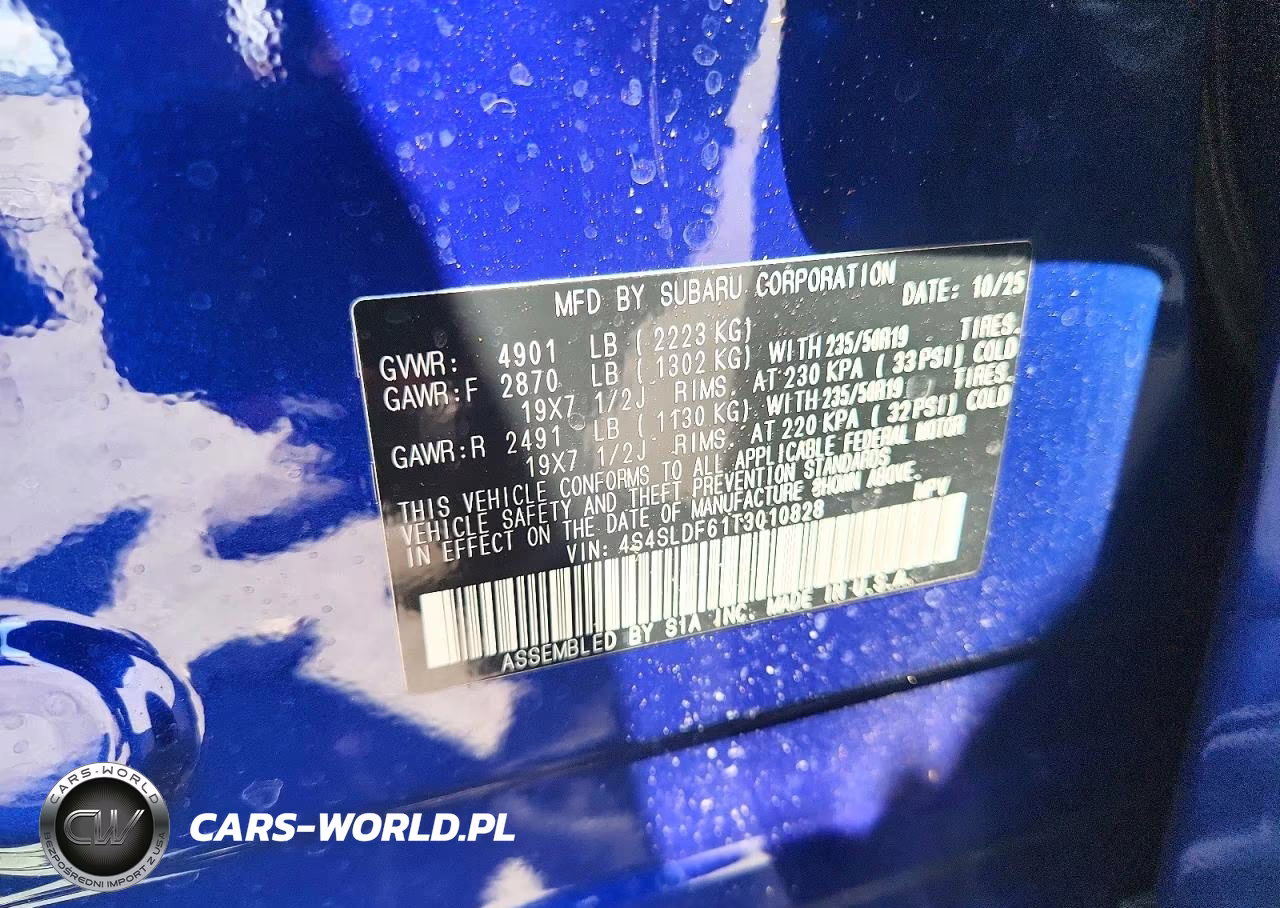 2026 Subaru Forester Sport VIN:4S4SLDF61T3010828 - 13
