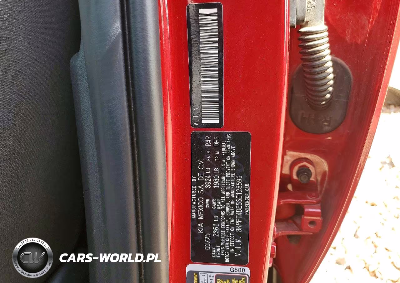 2025 Kia K4 Lxs VIN:3KPFT4DE5SE128596 - 12