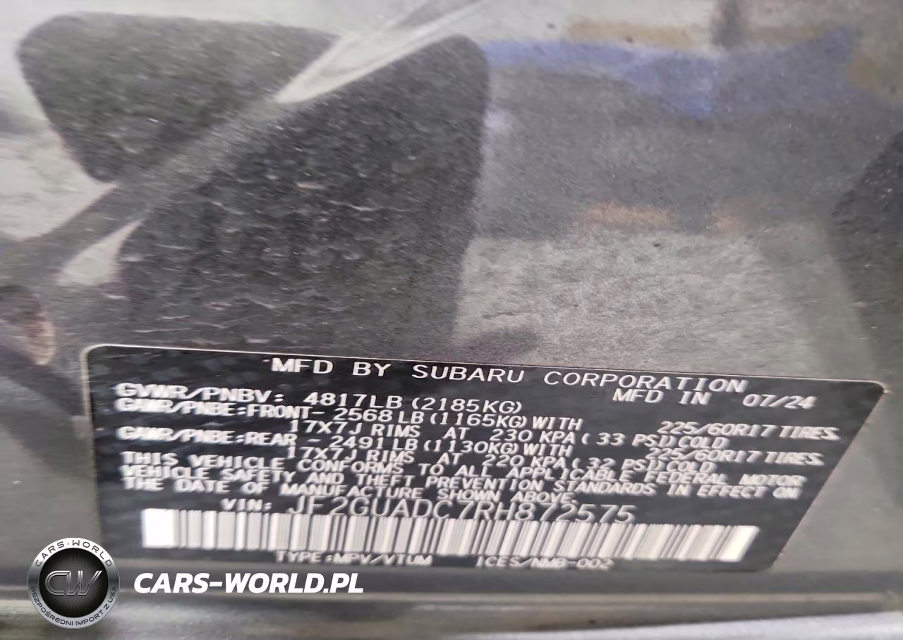 2024 Subaru Crosstrek Premium VIN:JF2GUADC7RH872575 - 13