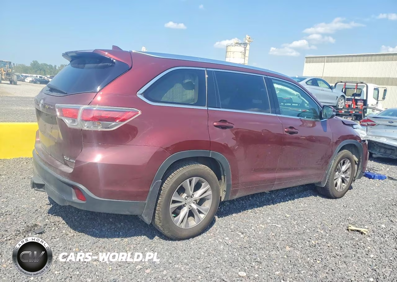 2015 Toyota Highlander Xle VIN:5TDJKRFH5FS105574 - 3