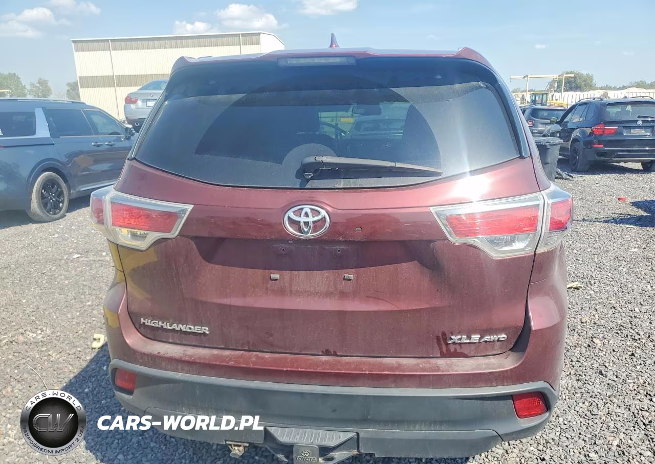 2015 Toyota Highlander Xle VIN:5TDJKRFH5FS105574 - 6