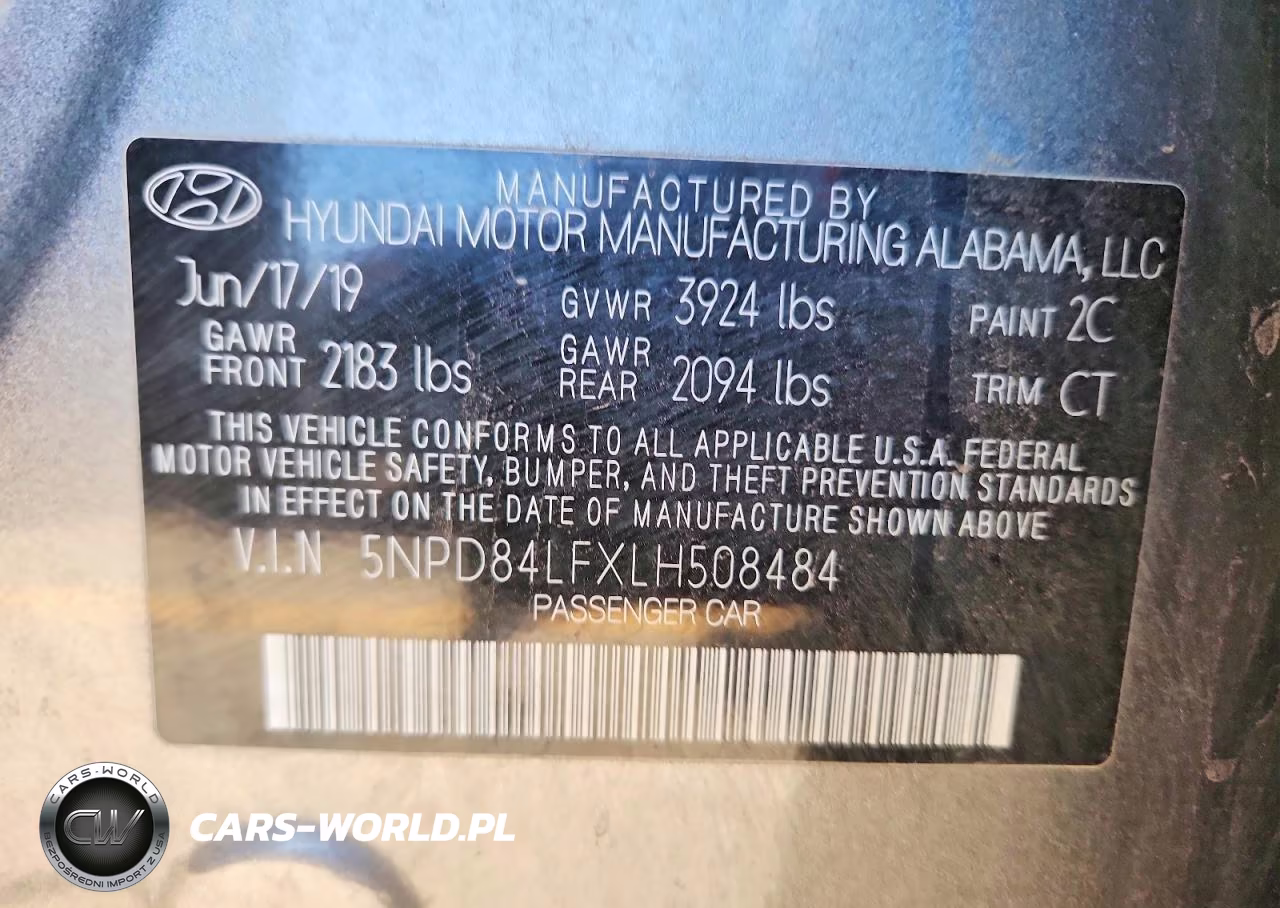 2020 Hyundai Elantra Sel VIN:5NPD84LFXLH508484 - 12