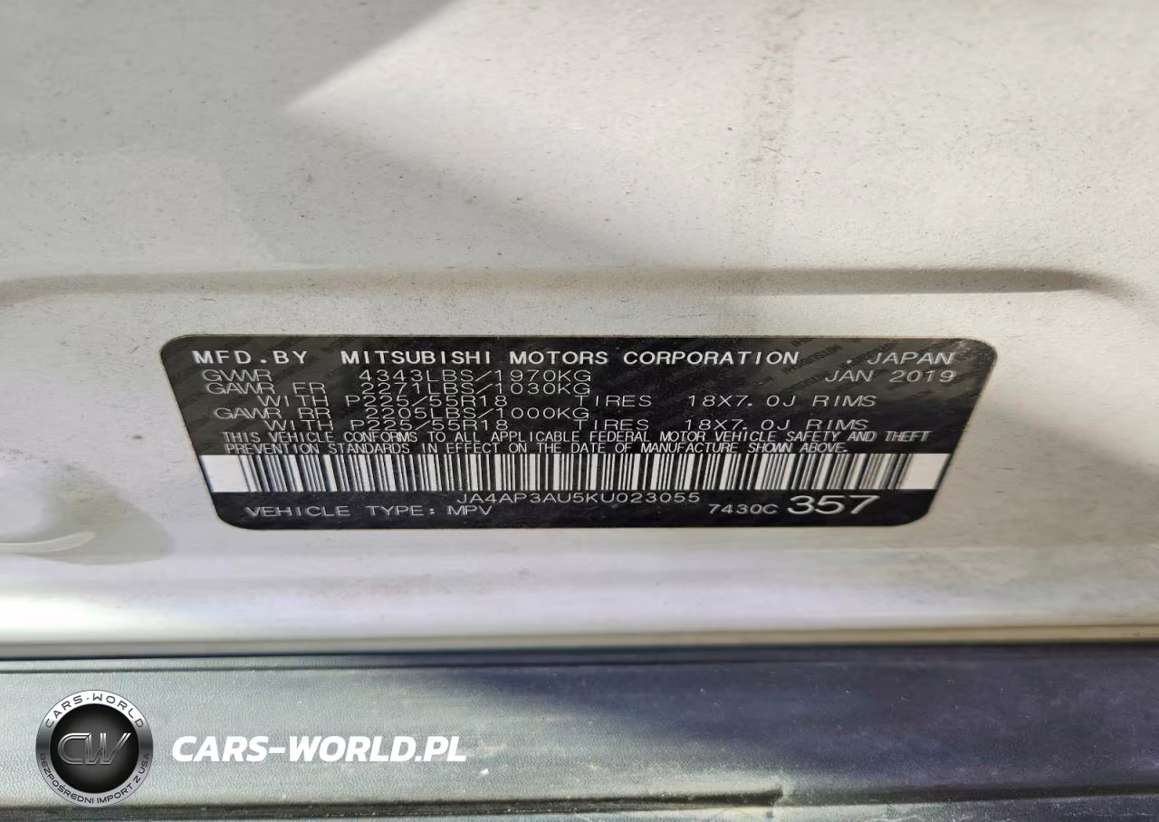 2019 Mitsubishi Outlander Sport Es VIN:JA4AP3AU5KU023055 - 13