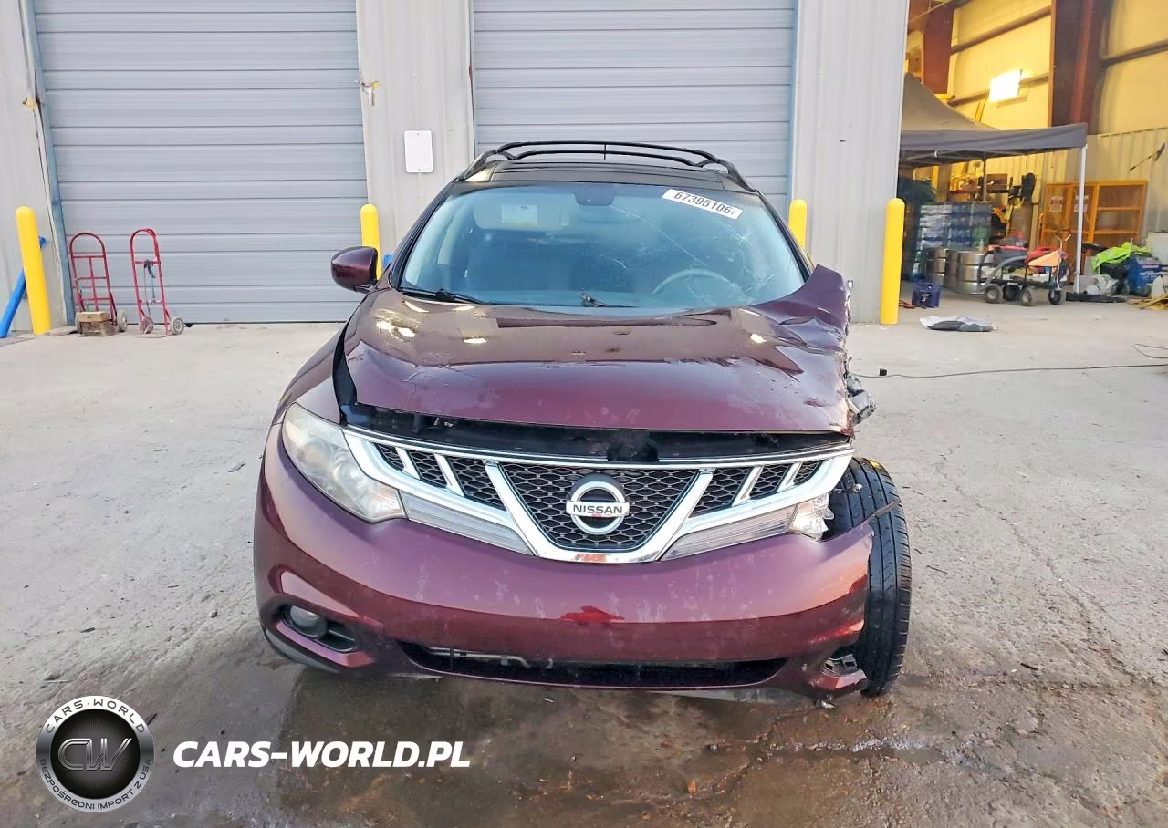 2014 Nissan Murano Sl VIN:JN8AZ1MU6EW410713 - 5