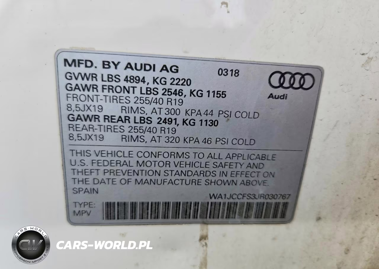2018 Audi Q3 Premium Plus VIN:WA1JCCFS3JR030767 - 13