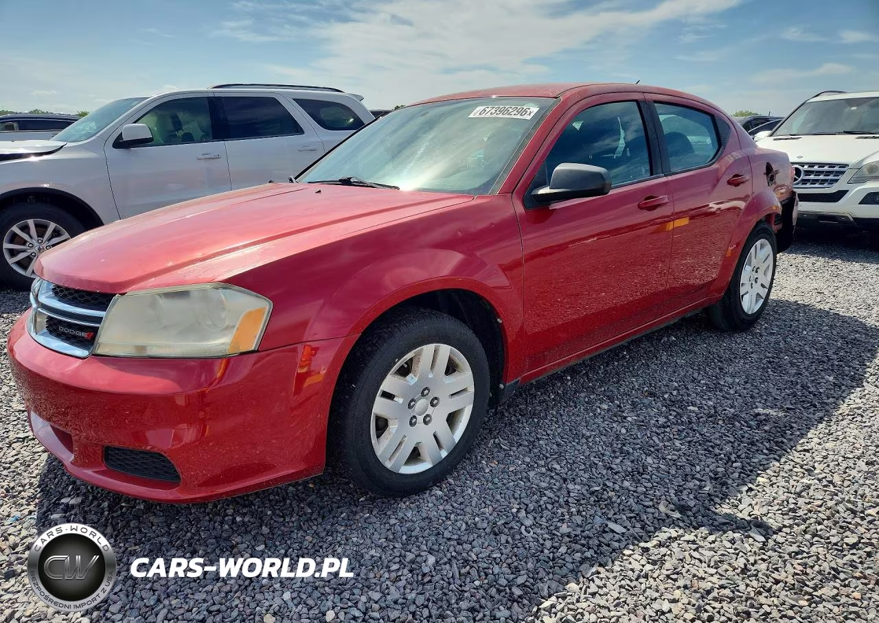 2013 Dodge Avenger Se VIN:1C3CDZAB8DN711478 - 1
