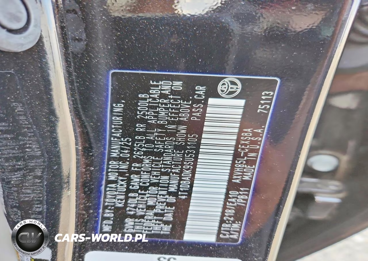 2025 Toyota Camry Se VIN:4T1DBADK9SU531105 - 13