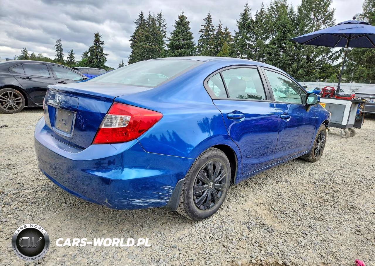 2012 Honda Civic Lx VIN:2HGFB2F54CH503616 - 3