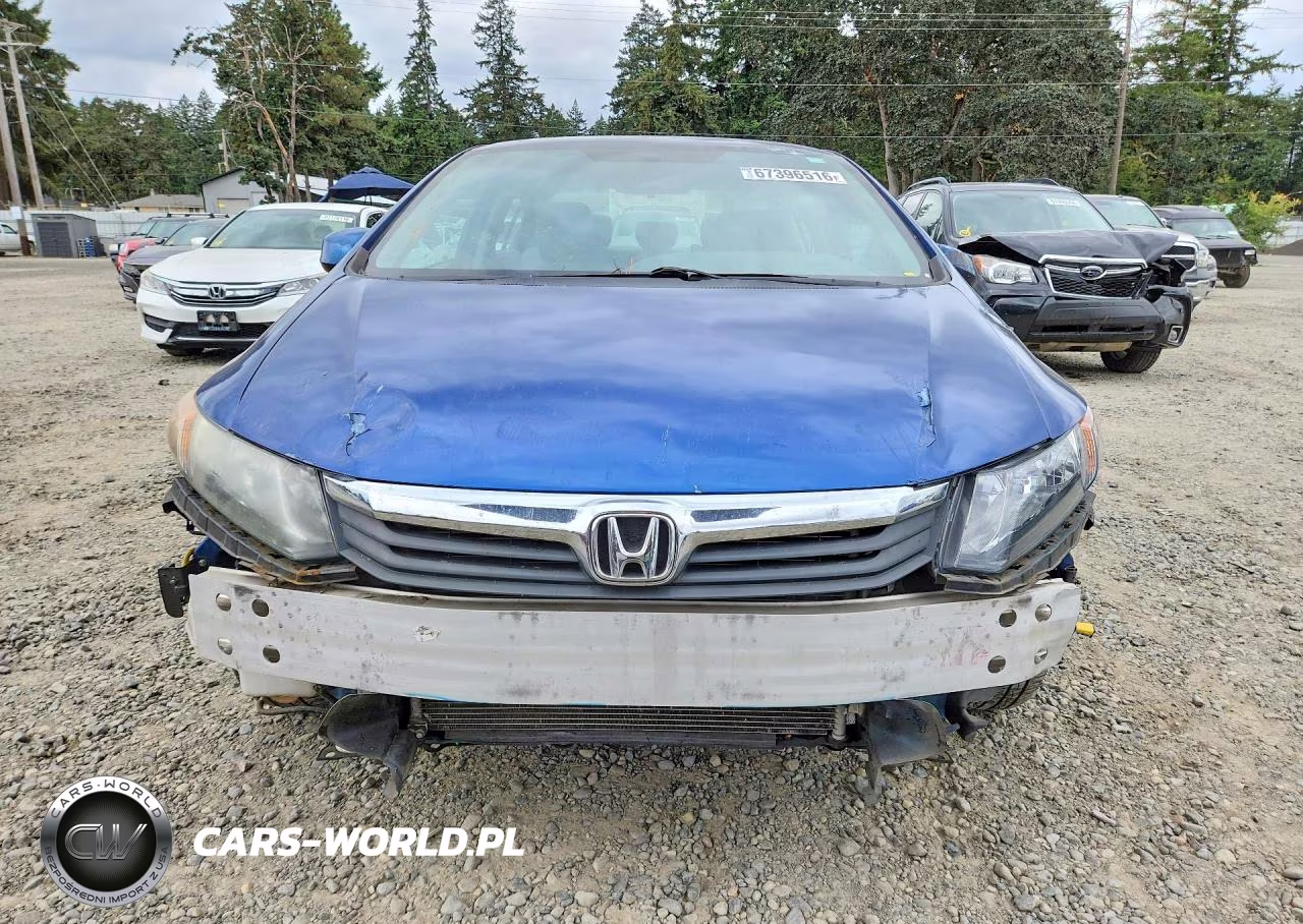 2012 Honda Civic Lx VIN:2HGFB2F54CH503616 - 5