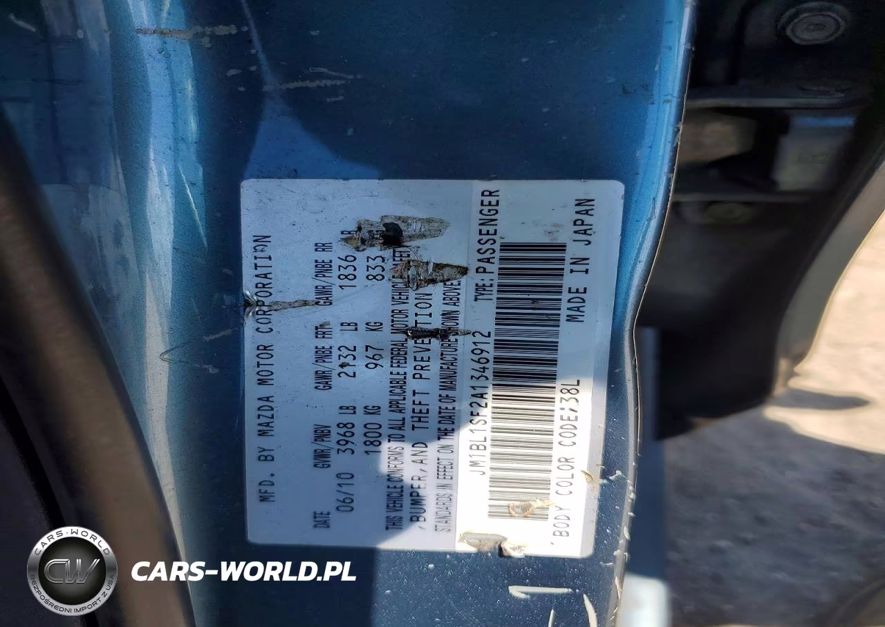 2010 Mazda 3 I VIN:JM1BL1SF2A1346912 - 12