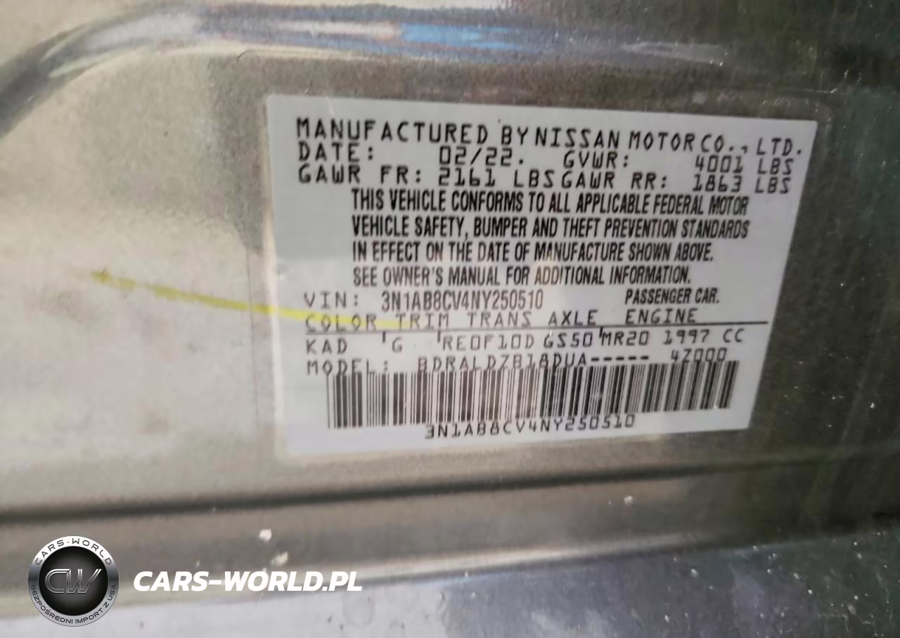 2022 Nissan Sentra Sv VIN:3N1AB8CV4NY250510 - 12
