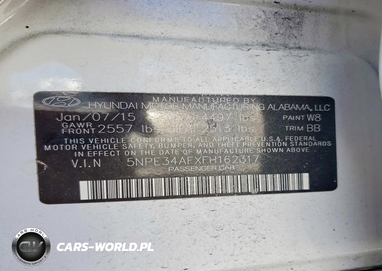 2015 Hyundai Sonata Sport VIN:5NPE34AFXFH162317 - 12