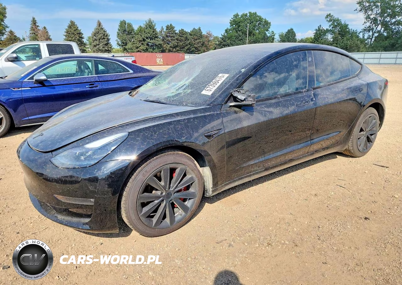 2023 Tesla Model 3 VIN:5YJ3E1EB5PF627934 - 1