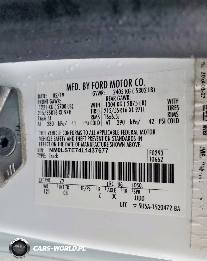 2020 Ford Transit Connect Xl Delivery Van VIN:NM0LS7E74L1437677 - 13