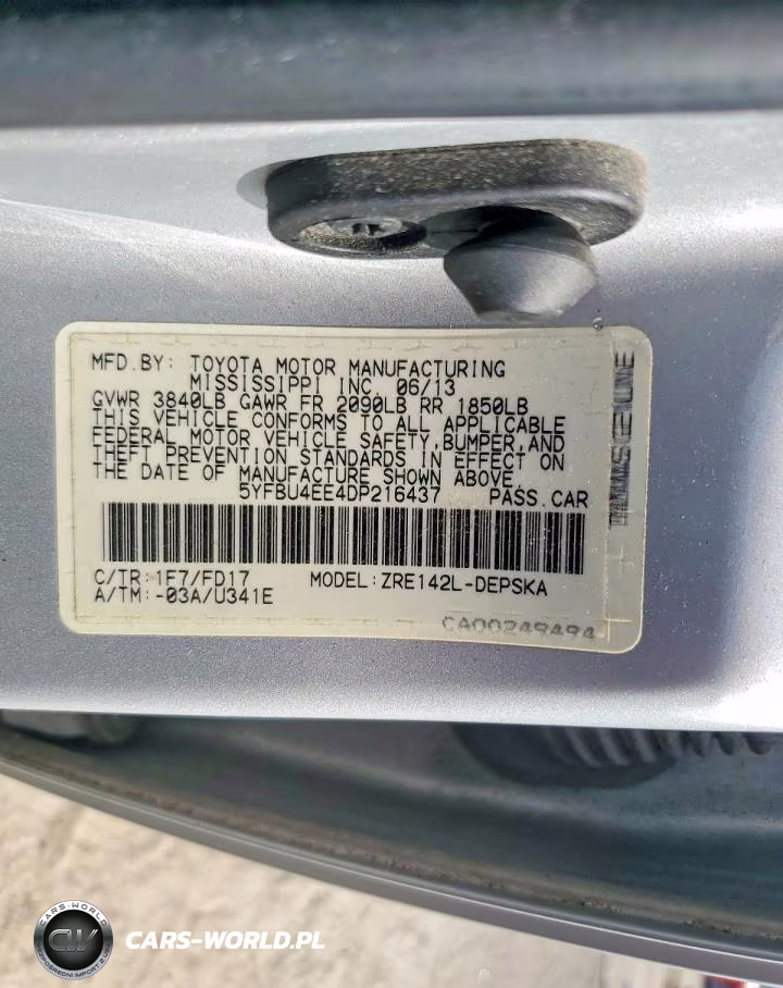 2013 Toyota Corolla S VIN:5YFBU4EE4DP216437 - 12
