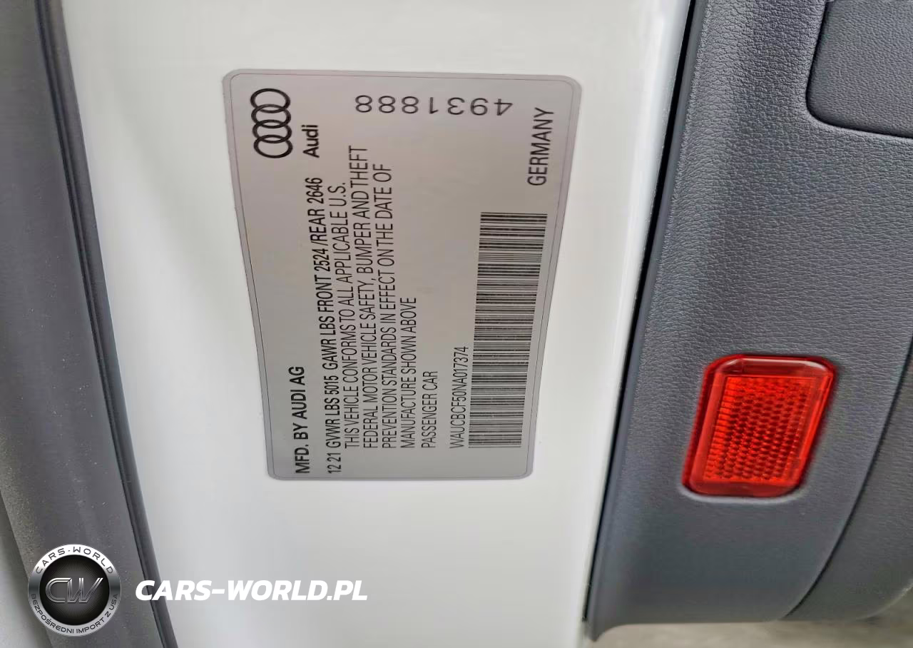 2022 Audi A5 Premium Plus 40 VIN:WAUCBCF50NA017374 - 12