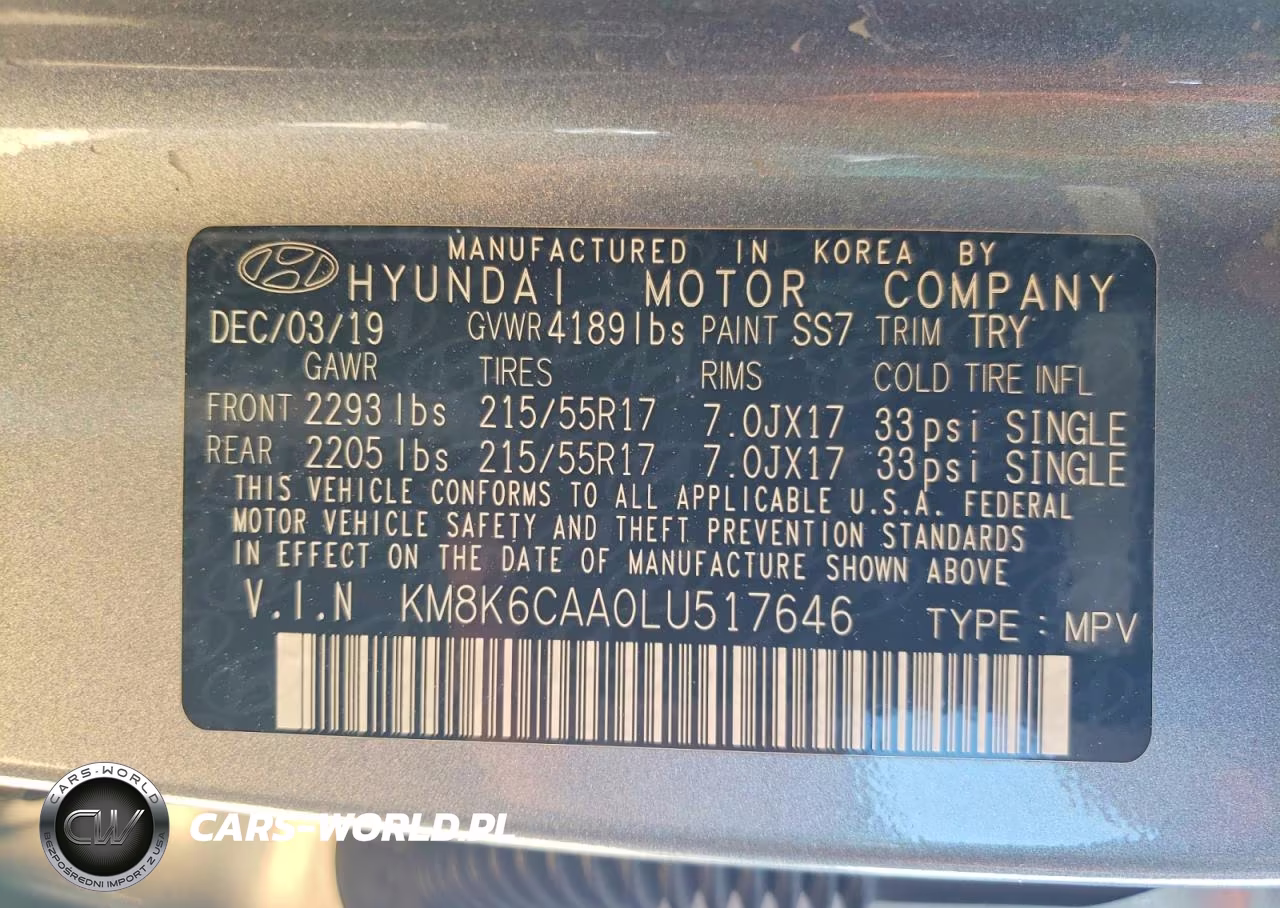 2020 Hyundai Kona Sel Plus VIN:KM8K6CAA0LU517646 - 13