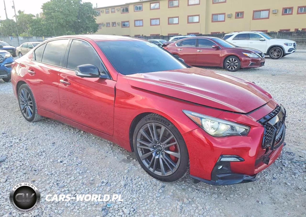 2023 Infiniti Q50 Red Sport 400 VIN:JN1FV7DPXPM570363 - 4