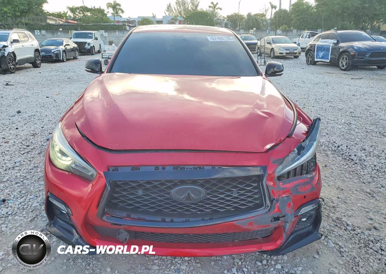 2023 Infiniti Q50 Red Sport 400 VIN:JN1FV7DPXPM570363 - 5