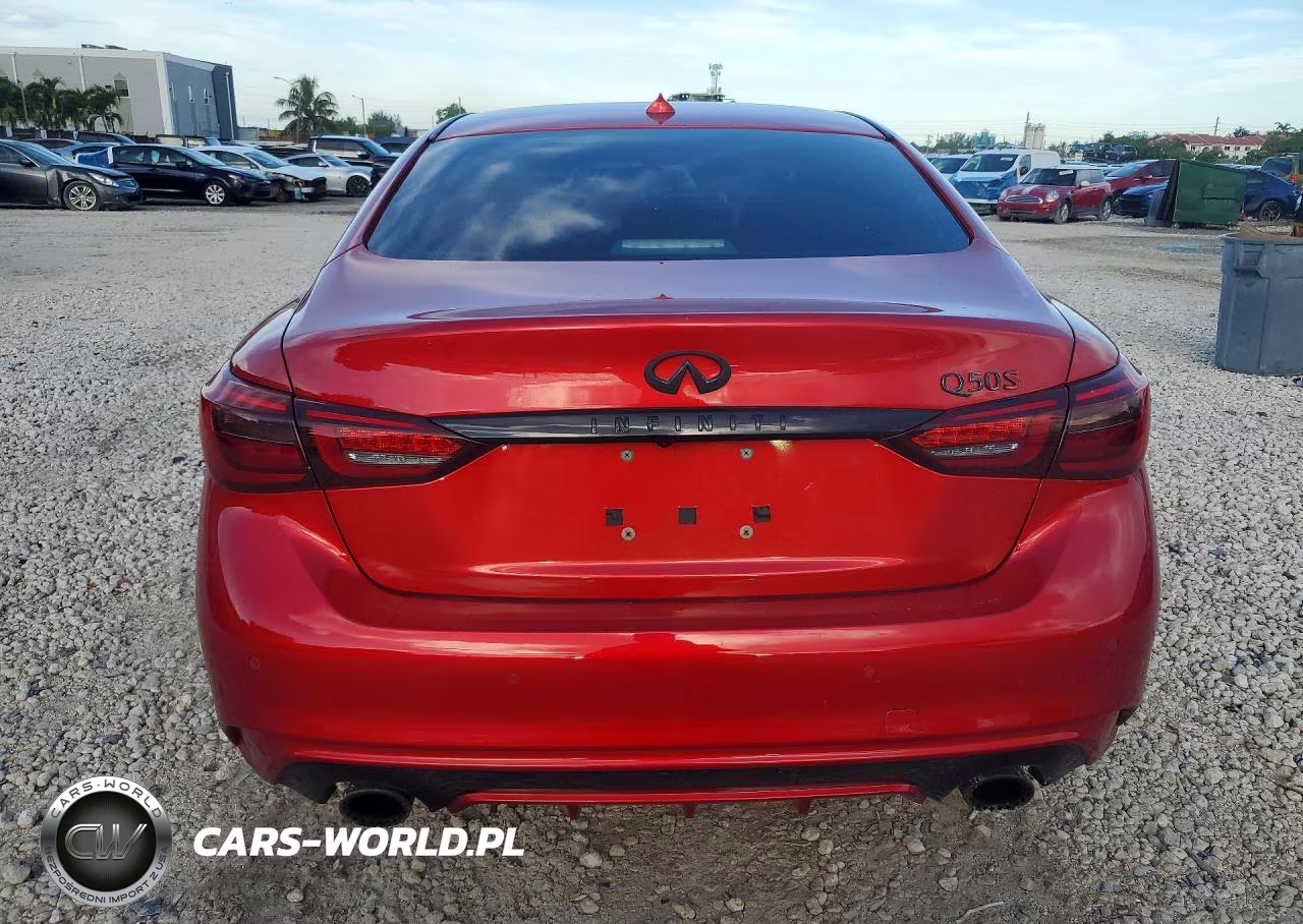 2023 Infiniti Q50 Red Sport 400 VIN:JN1FV7DPXPM570363 - 6