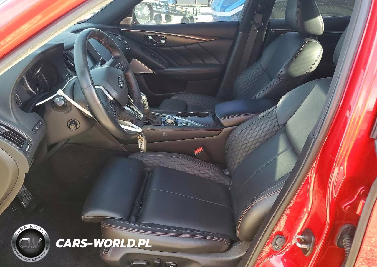 2023 Infiniti Q50 Red Sport 400 VIN:JN1FV7DPXPM570363 - 7