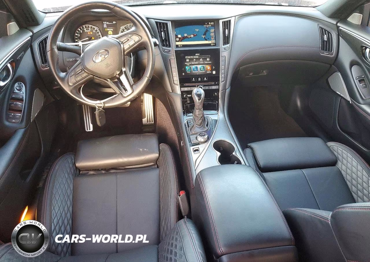 2023 Infiniti Q50 Red Sport 400 VIN:JN1FV7DPXPM570363 - 8