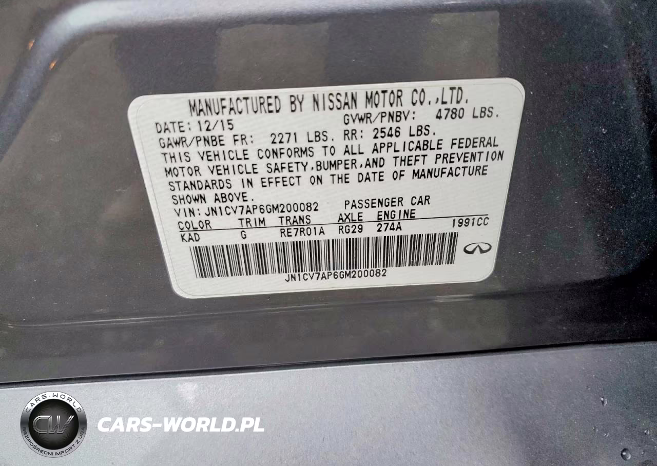 2016 Infiniti Q50 2.0T Premium VIN:JN1CV7AP6GM200082 - 12