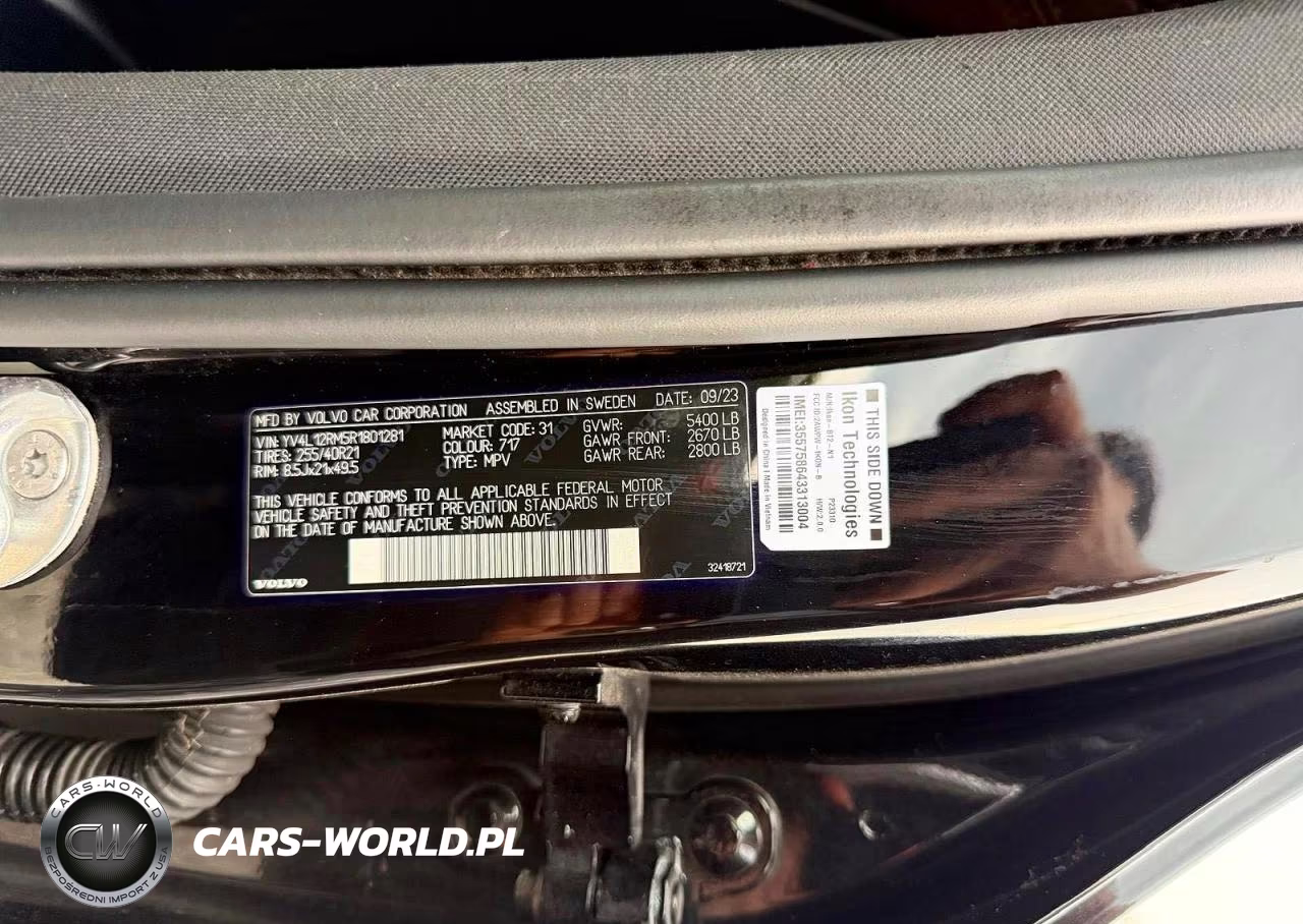 2024 Volvo Xc60 Ultimate VIN:YV4L12RM5R1801281 - 10