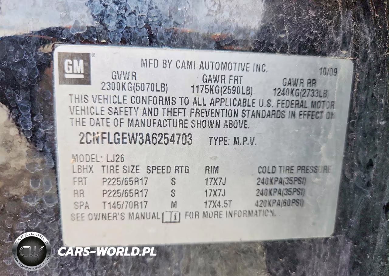 2010 Chevrolet Equinox Ltz VIN:2CNFLGEW3A6254703 - 12