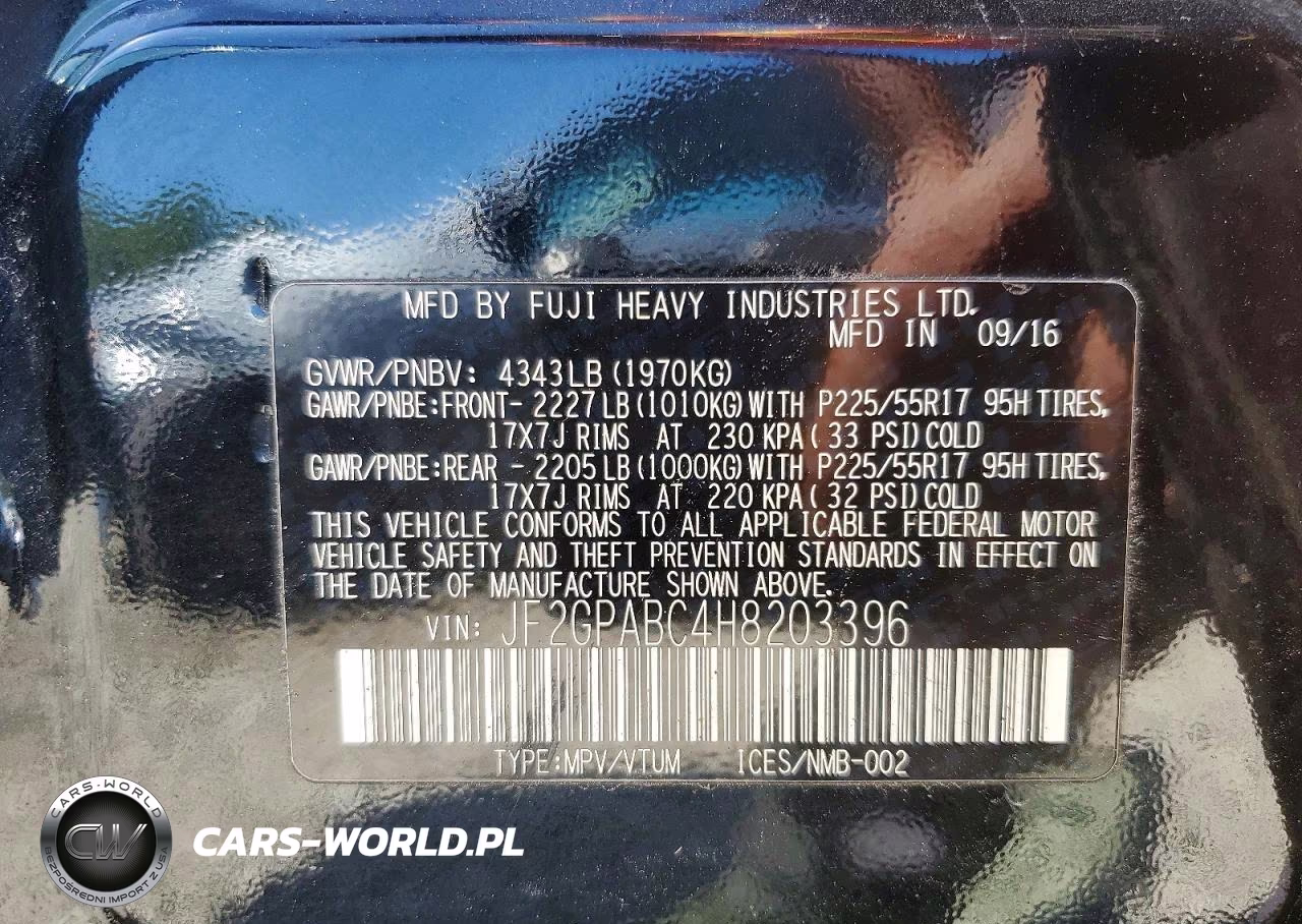 2017 Subaru Crosstrek Premium VIN:JF2GPABC4H8203396 - 13