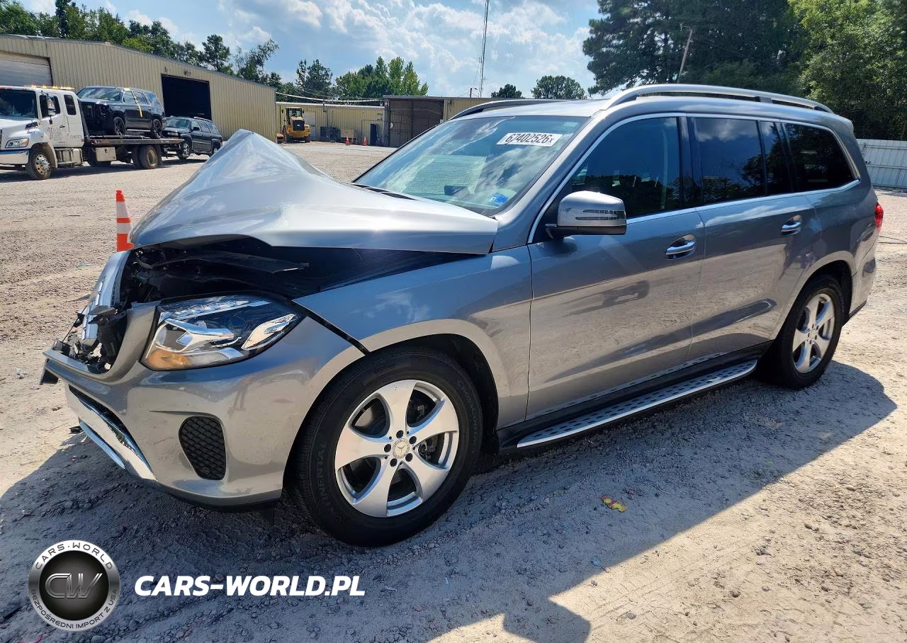 2017 Mercedes-Benz Gls 450 4Matic VIN:4JGDF6EE8HA744342 - 1