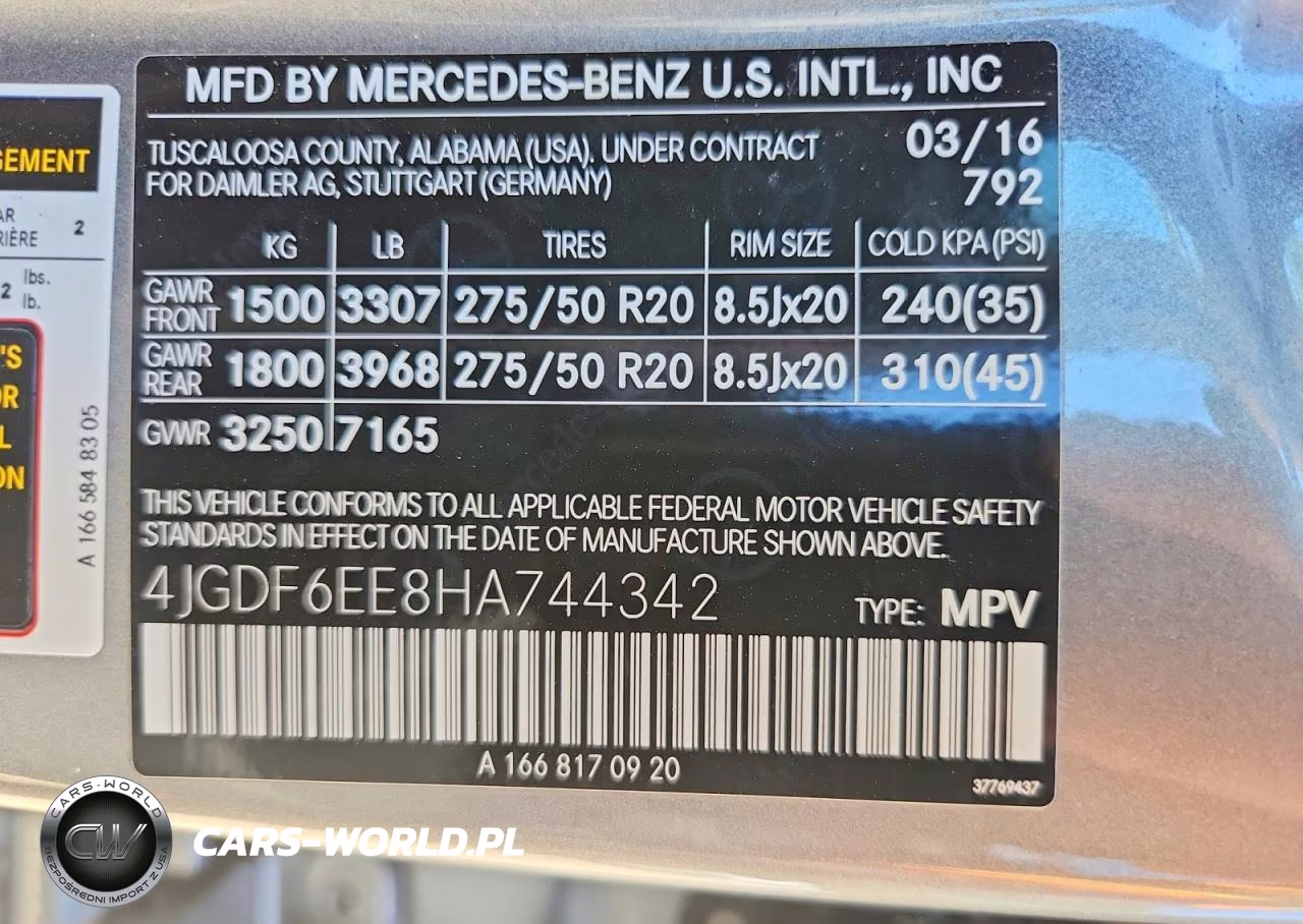 2017 Mercedes-Benz Gls 450 4Matic VIN:4JGDF6EE8HA744342 - 13