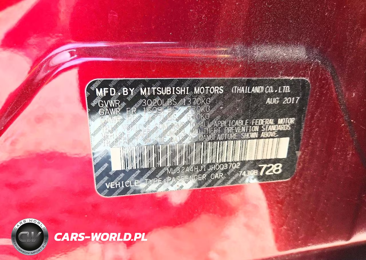2018 Mitsubishi Mirage Se VIN:ML32A4HJ1JH003702 - 12