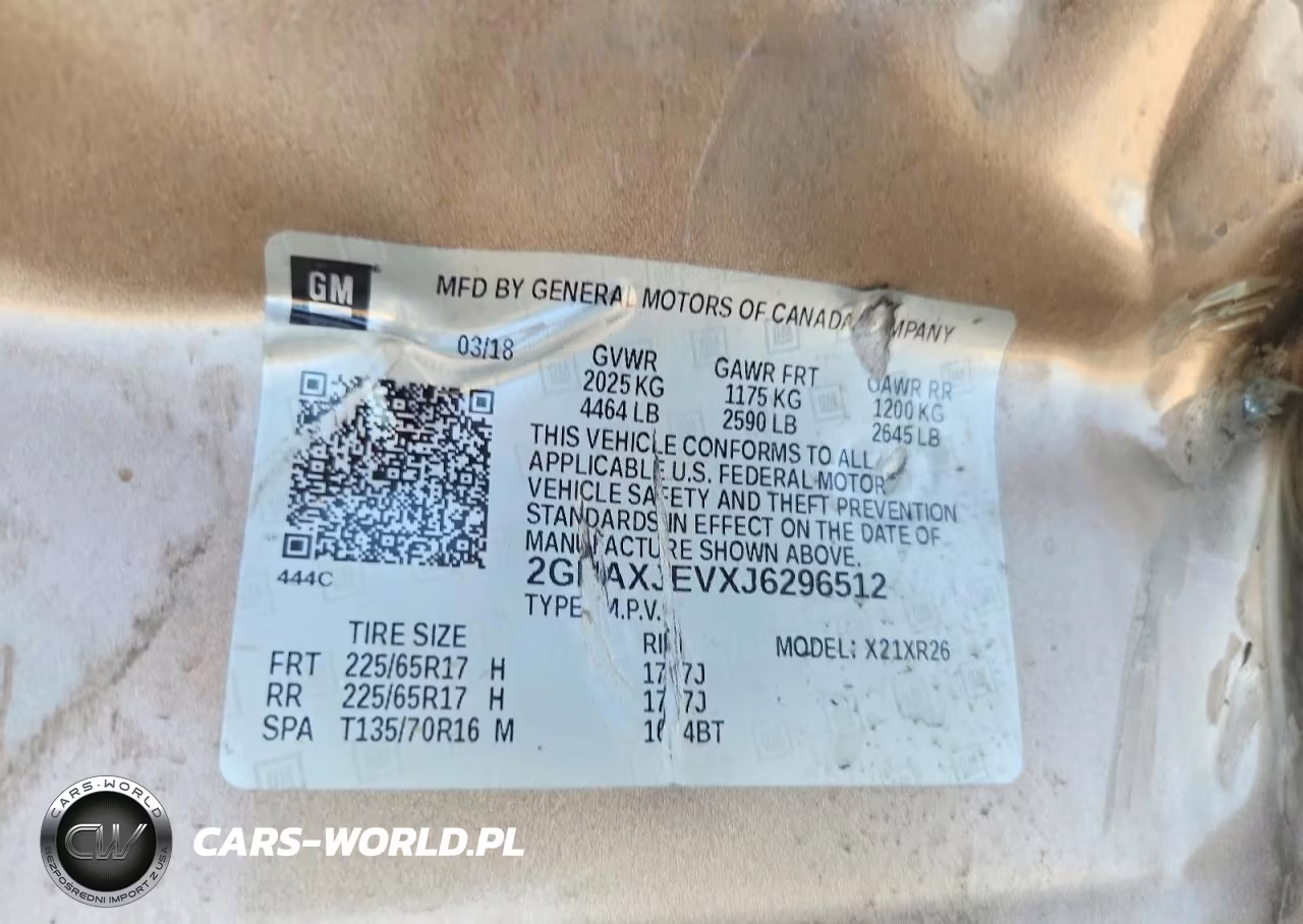 2018 Chevrolet Equinox Lt VIN:2GNAXJEVXJ6296512 - 14