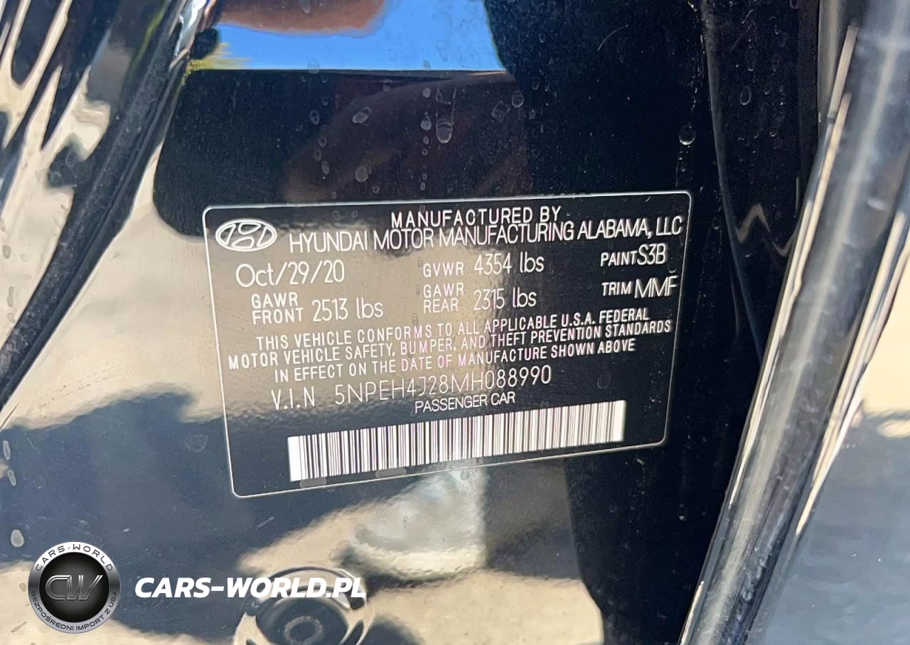 2021 Hyundai Sonata Limited VIN:5NPEH4J28MH088990 - 10