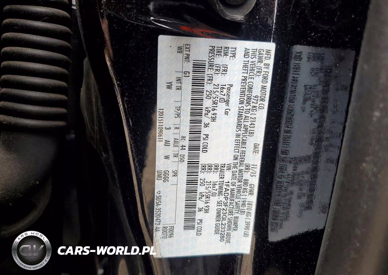 2016 Ford Focus Se VIN:1FADP3F23GL233280 - 12