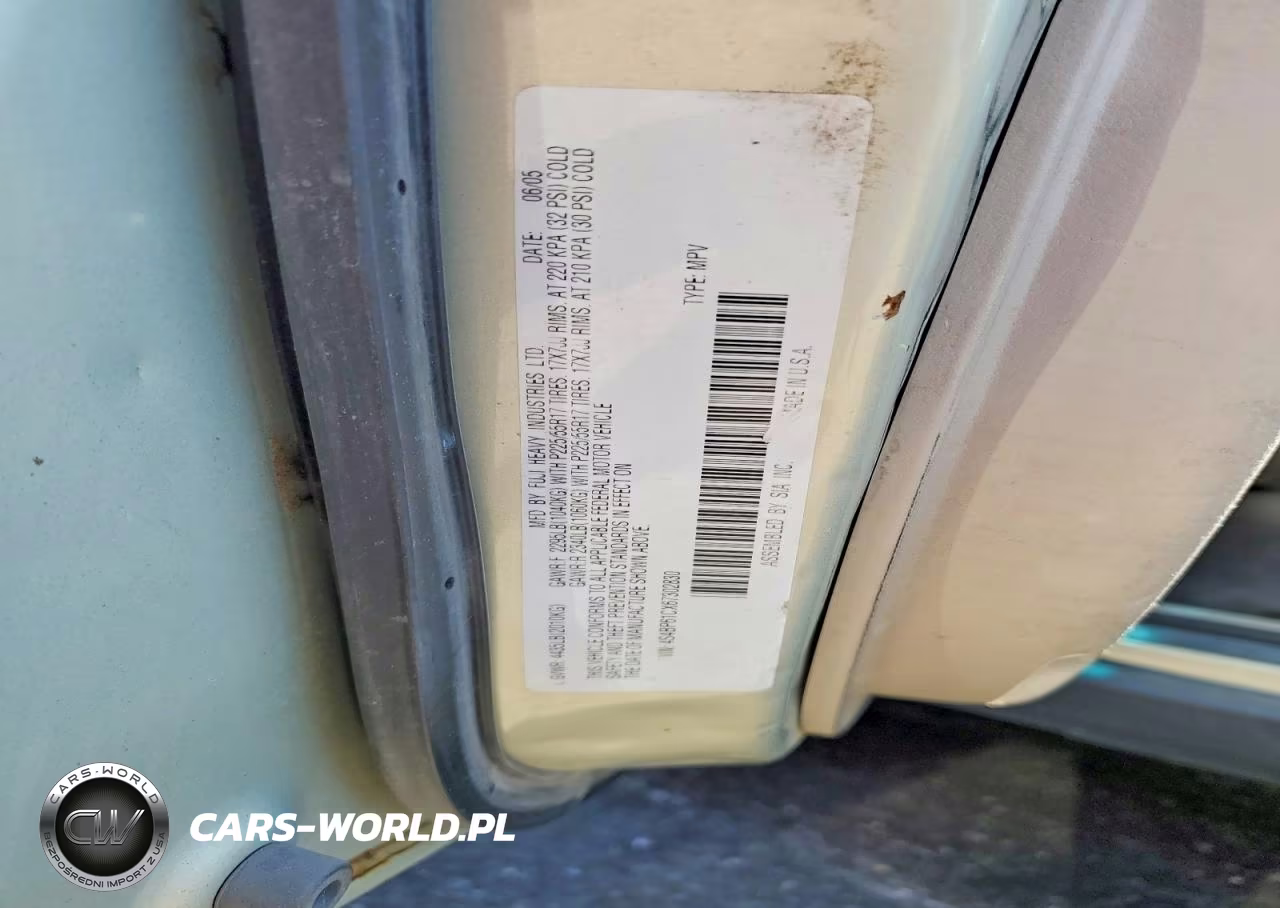 2006 Subaru Legacy Outback 2.5I VIN:4S4BP61CX67302830 - 12