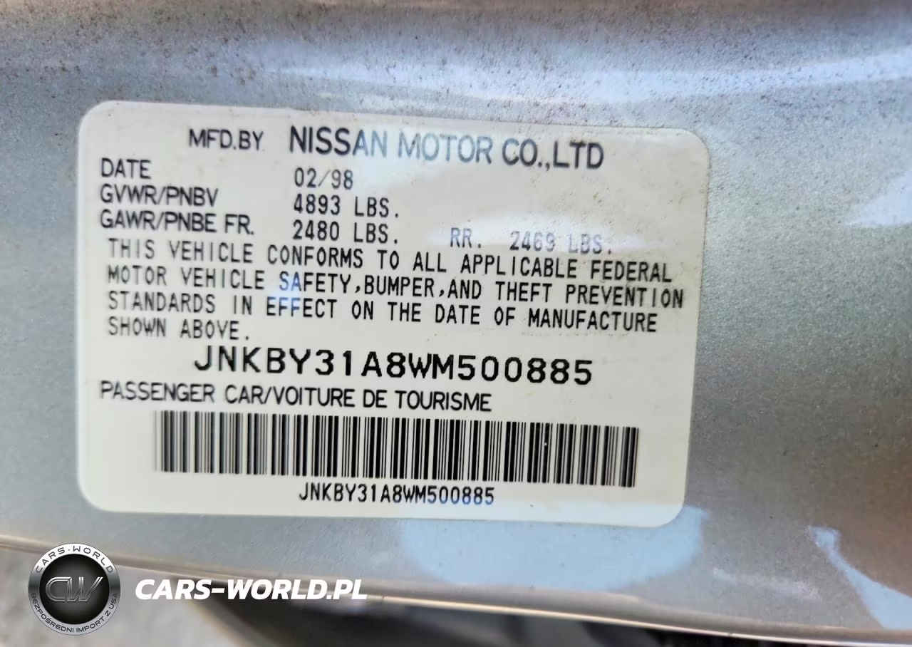 1998 Infiniti Q45 Base VIN:JNKBY31A8WM500885 - 12