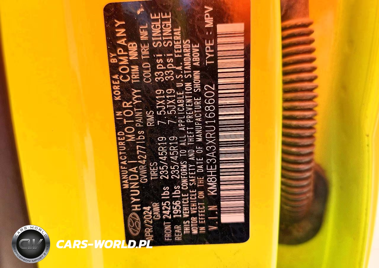 2024 Hyundai Kona Limited VIN:KM8HE3A3XRU168602 - 12