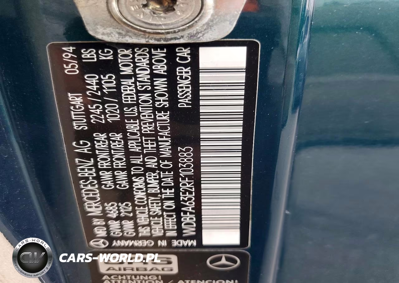 1994 Mercedes-Benz Sl 320 VIN:WDBFA63E2RF103883 - 13