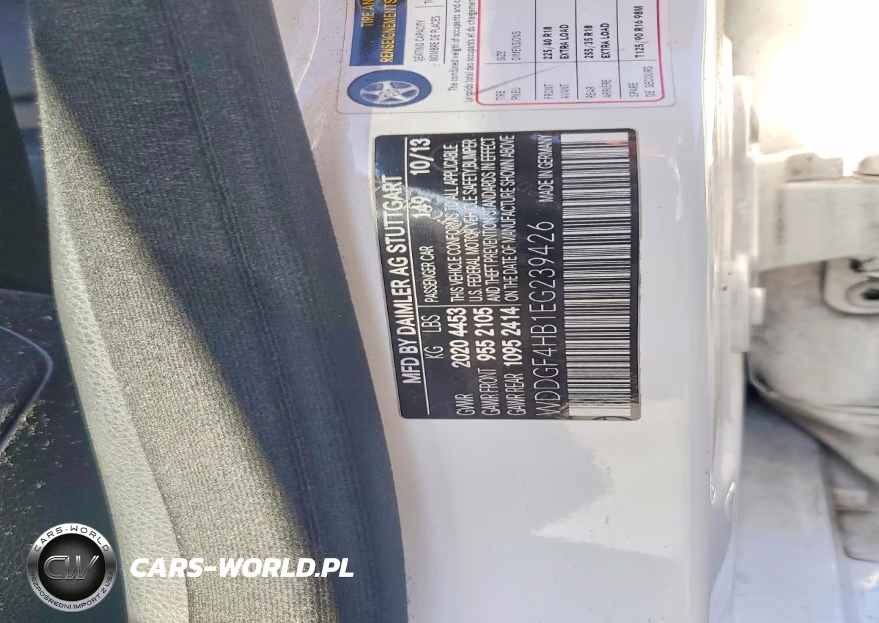 2014 Mercedes-Benz C 250 VIN:WDDGF4HB1EG239426 - 12
