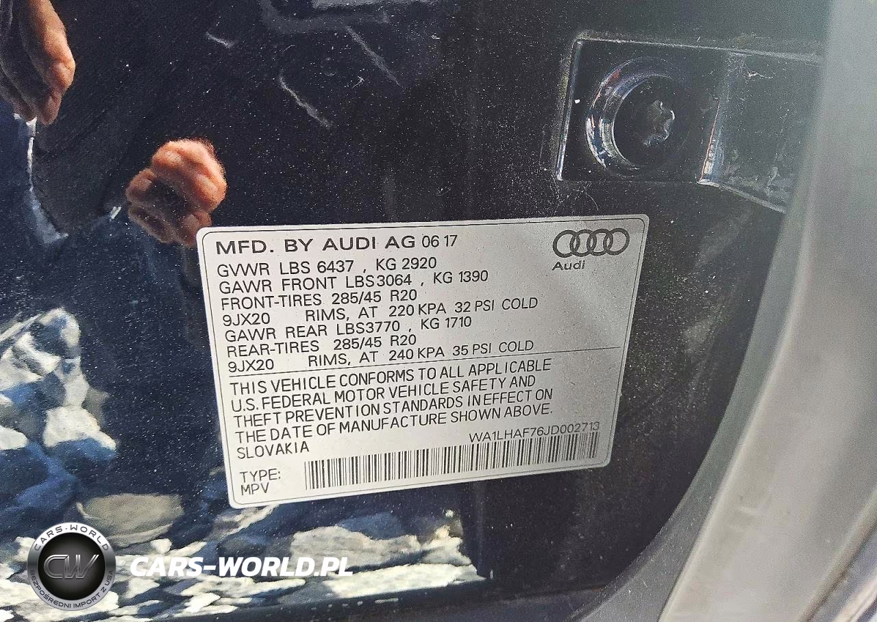 2018 Audi Q7 Premium Plus VIN:WA1LHAF76JD002713 - 13
